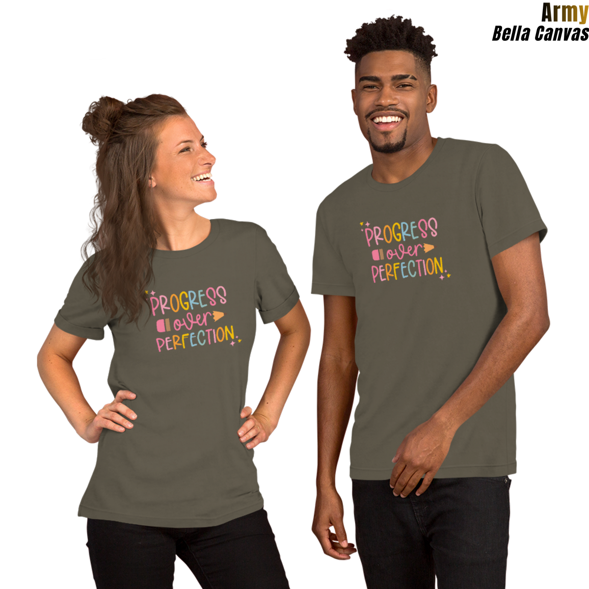 Progress Over Perfection Unisex T-shirt