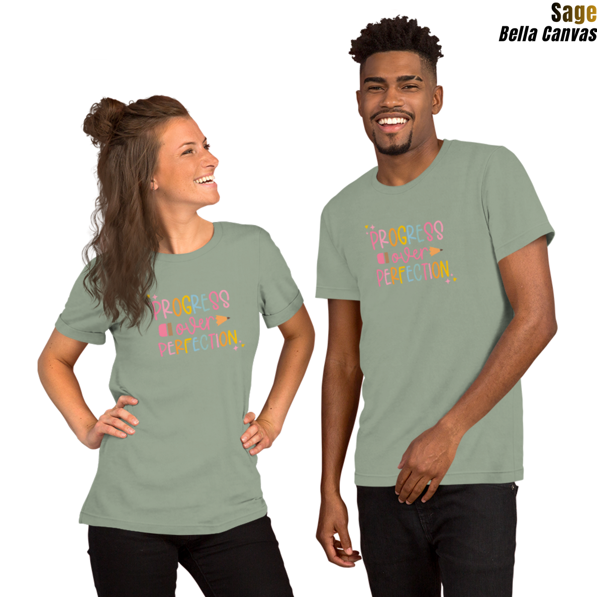 Progress Over Perfection Unisex T-shirt