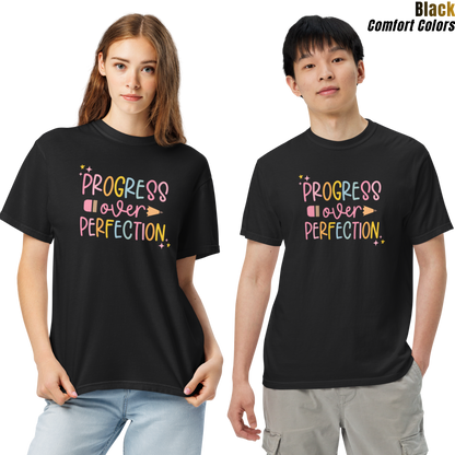 Progress Over Perfection Unisex T-shirt