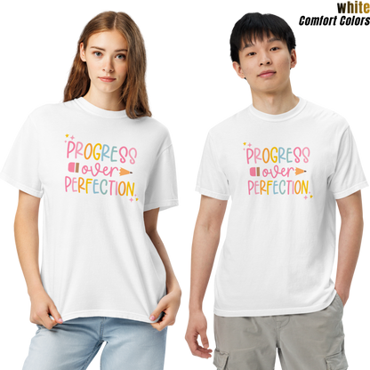 Progress Over Perfection Unisex T-shirt