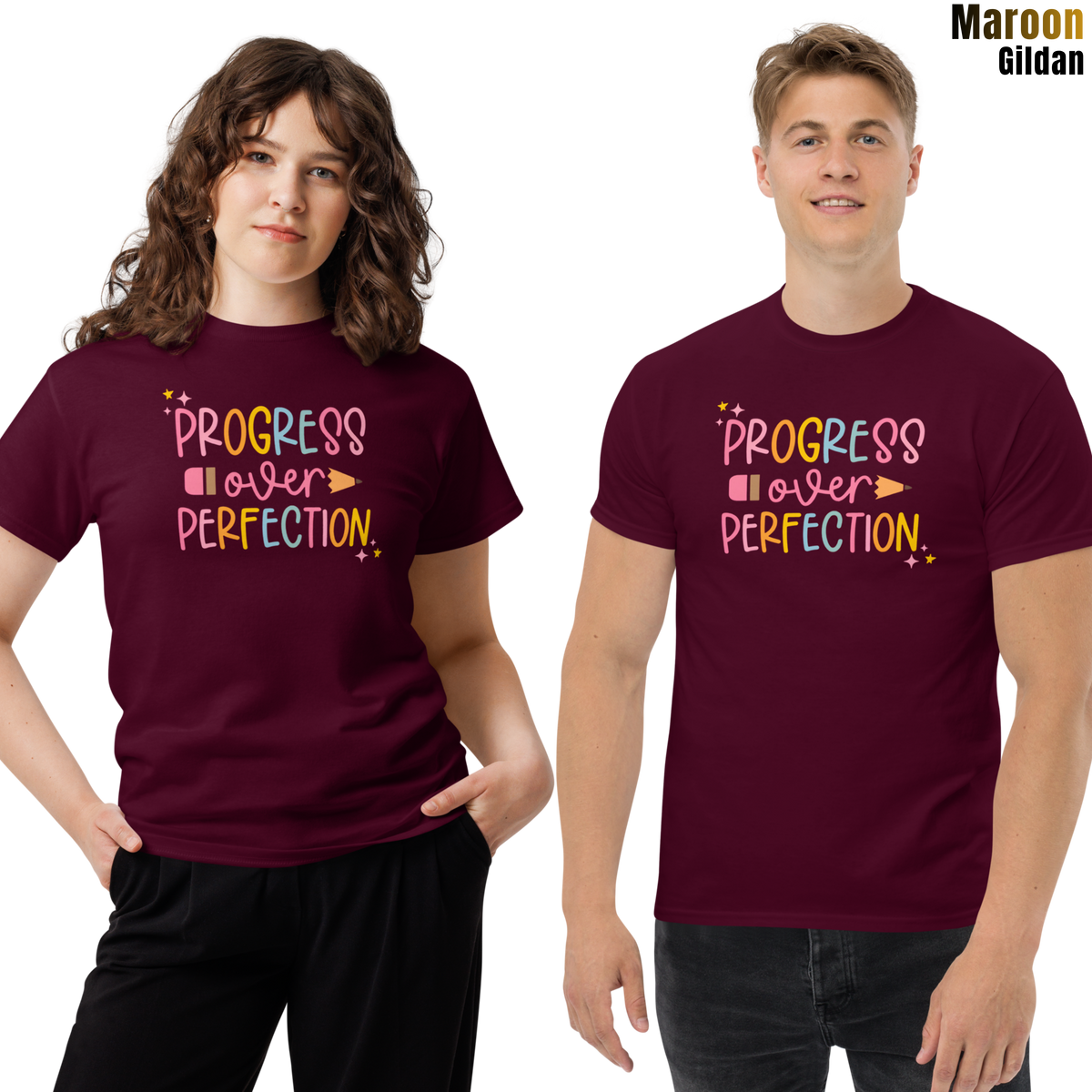 Progress Over Perfection Unisex T-shirt