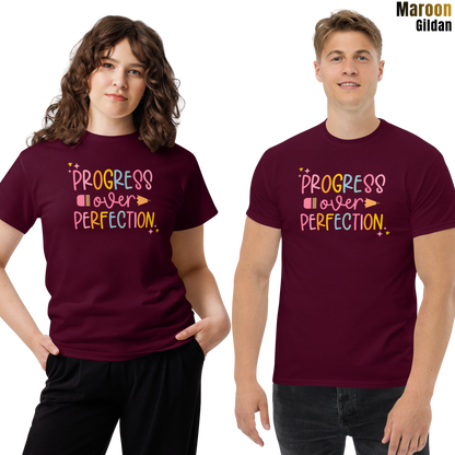 Progress Over Perfection Unisex T-shirt