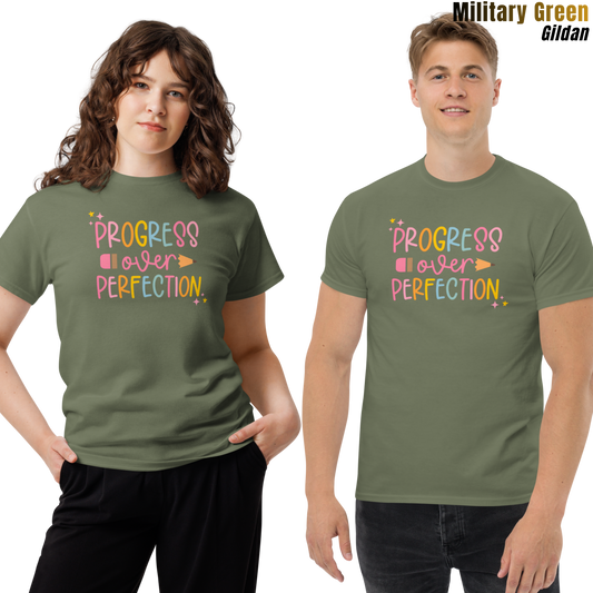Progress Over Perfection Unisex T-shirt