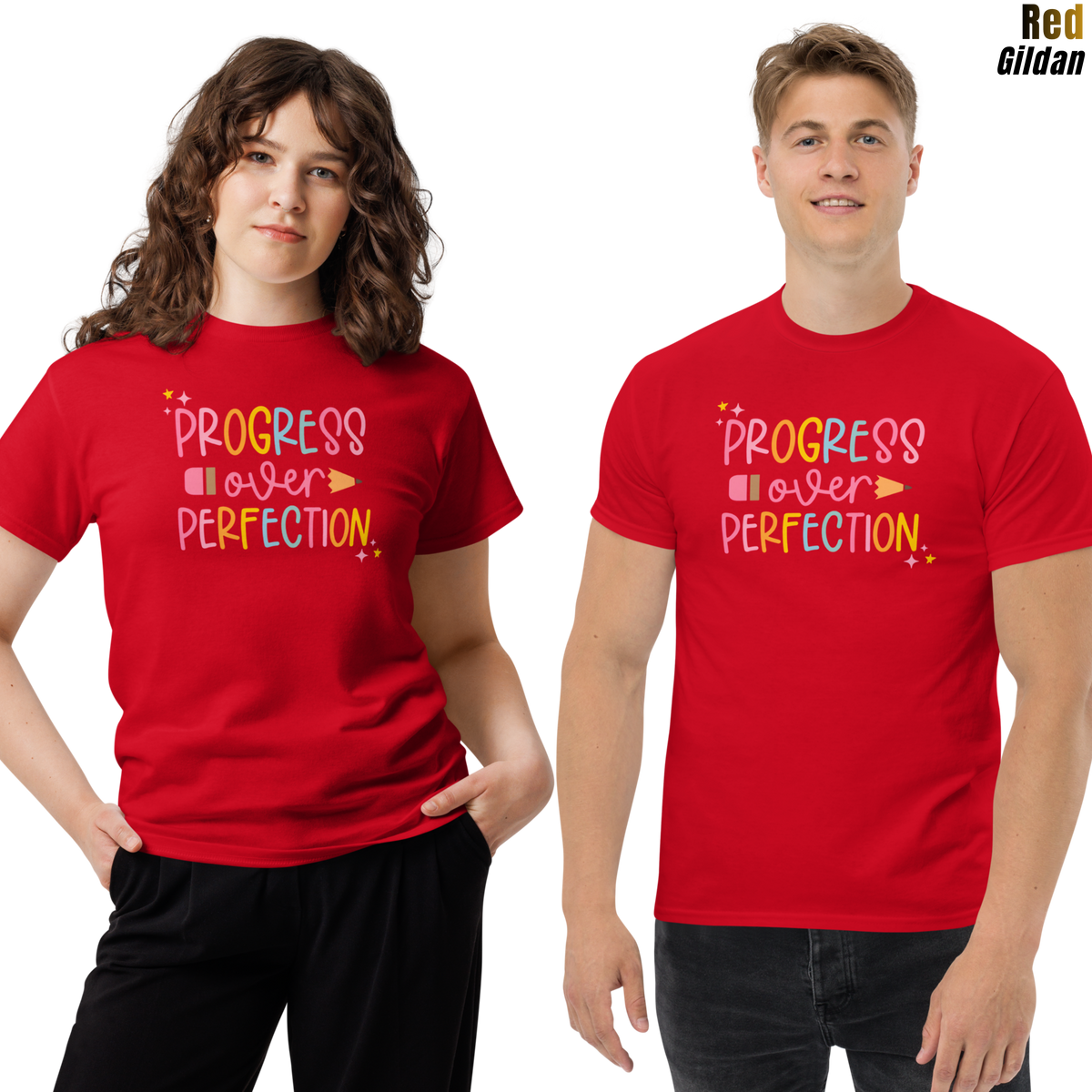 Progress Over Perfection Unisex T-shirt