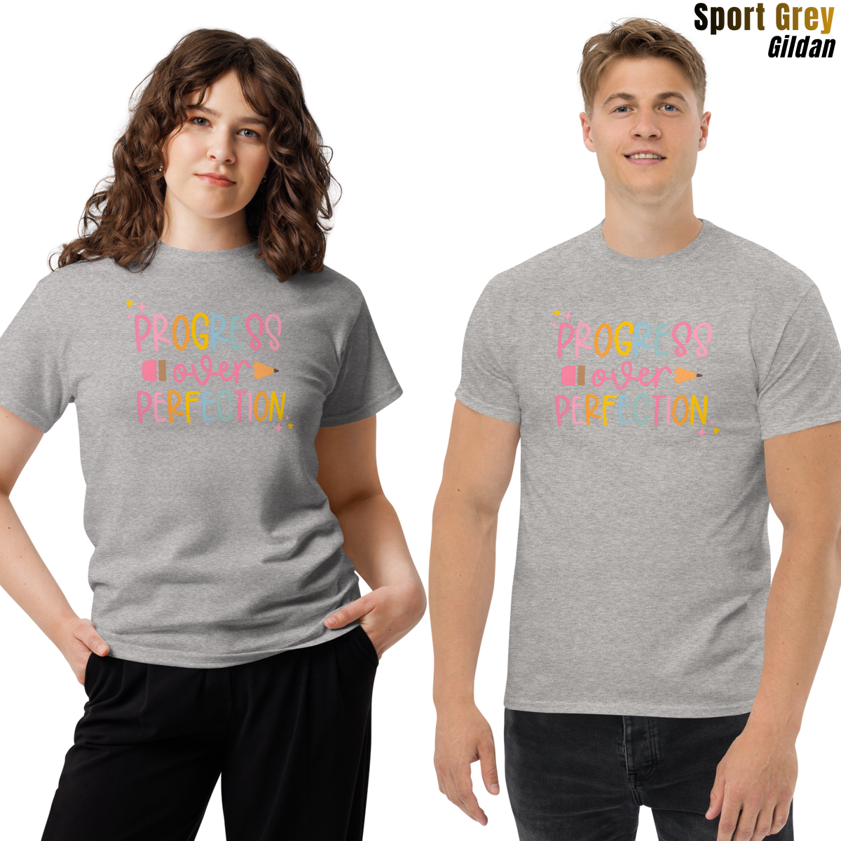 Progress Over Perfection Unisex T-shirt