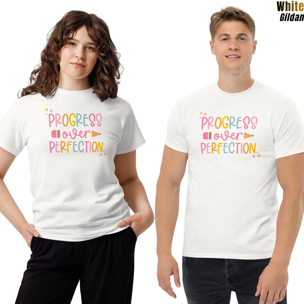 Progress Over Perfection Unisex T-shirt