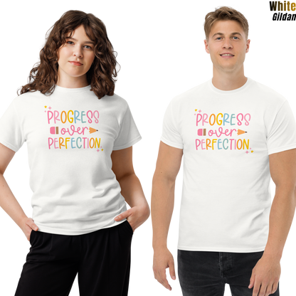 Progress Over Perfection Unisex T-shirt